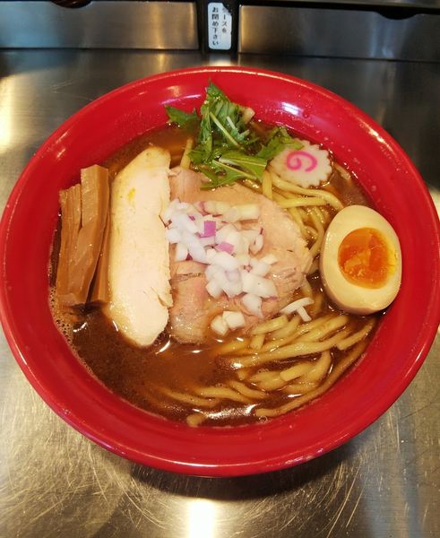 「醤油SOBA大盛（￥730+C）」@荒節中華にはらいの写真