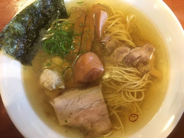 「梅塩らぁめん 800円」@自家製麺 えなみの写真