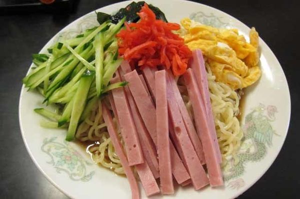 「冷やし中華　800円」@大釜 本店の写真