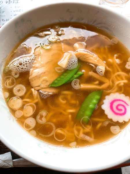 「日光ラーメン・カレーセット」@あさやレストハウスの写真