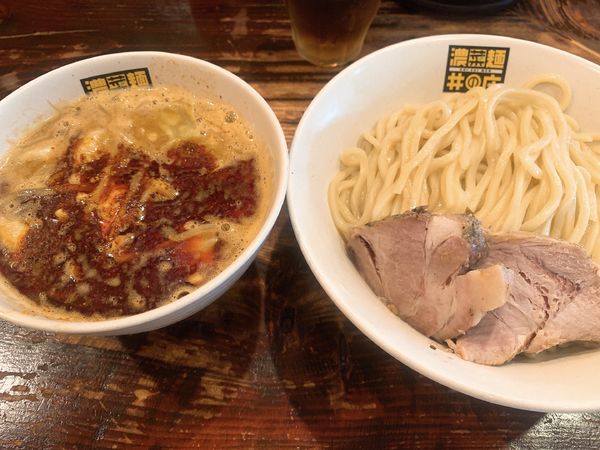 「辛辛濃菜つけ麺」@濃菜麺 井の庄の写真