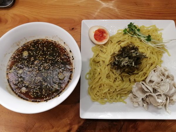 「豚しゃぶ冷やしつけ麺」@春日井ラーメン 楽喜 本店の写真