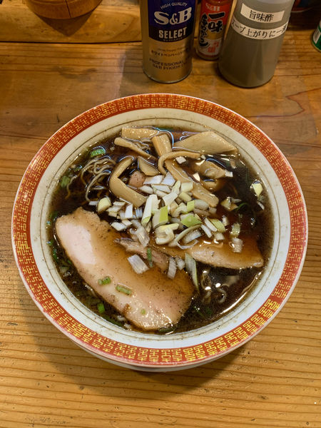 「ブラック中華そば」@名頂中華そば 馬山の写真