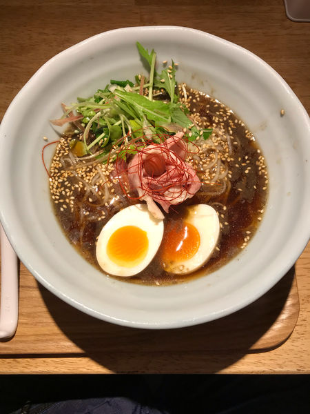 「【限定】ひやくろ 890円」@麺巧 潮 上野製麺所の写真