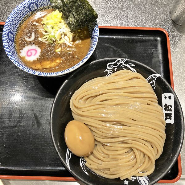「半熟味玉濃厚つけ麺（大）￥1,190」@松戸富田麺絆の写真