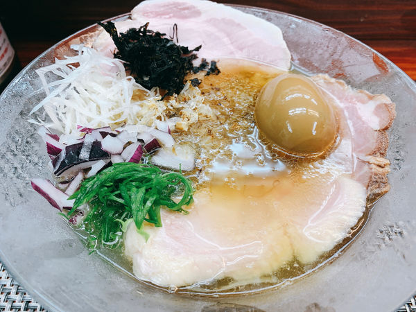 「煮干しイワシ冷やし　塩」@麺や 睡蓮の写真