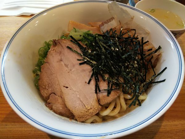 「節系和風まぜそば　大盛　※スープ付き」@まぜそば 凜々亭 郡山本店の写真