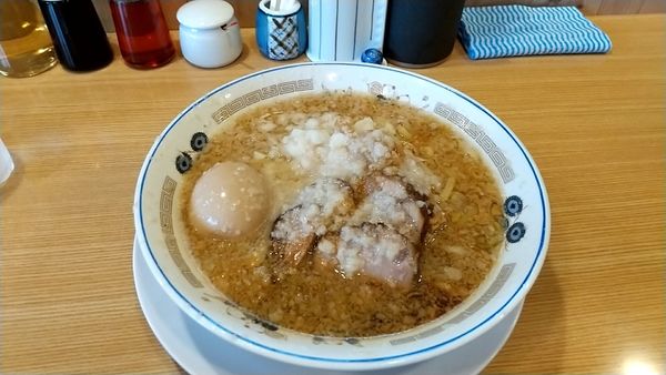 「ラーメン並（７４０円）＋半熟味玉（８０円）」@麺処 そら亭の写真