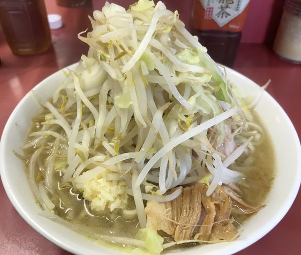 「小豚（ニンニク）」@ラーメン二郎 ひばりヶ丘駅前店の写真