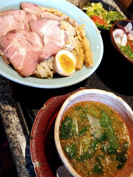 「濃厚魚介つけ麺ランチスペシャル・肉増し」@割鮮 うを亀 本店の写真