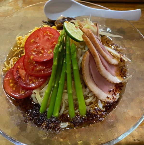 「【限定】冷やし中華ＳＥＸＹ　ＤＵＣＫ　１３００円」@流星軒の写真