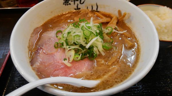「こってり煮干しラーメン」@煮干しらーめん青樹 立川店の写真