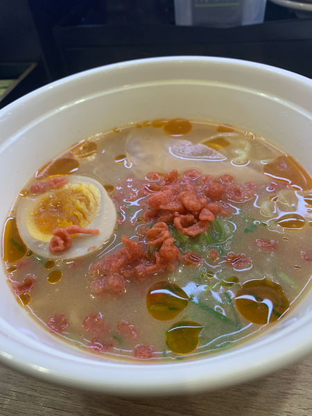 「えび味噌ラーメン(えびそば一幻監修)」@かっぱ寿司 福島矢野目店の写真