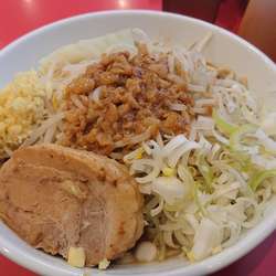 ラーメン（大）アブラ+ショウガ+ネギ