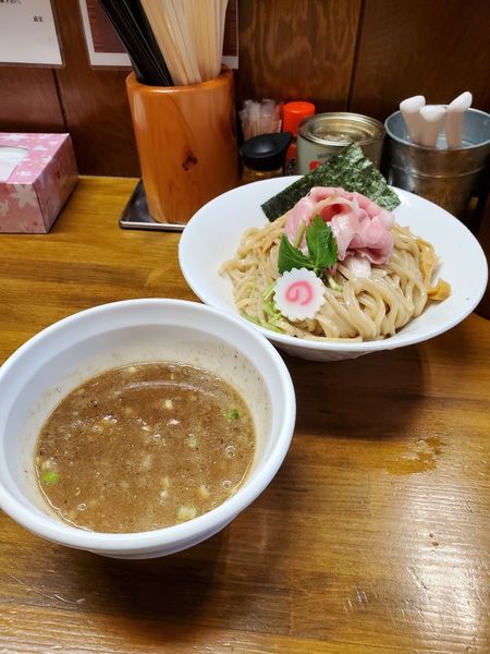 「濃厚煮干しつけ麺　大盛」@馳走麺 狸穴の写真
