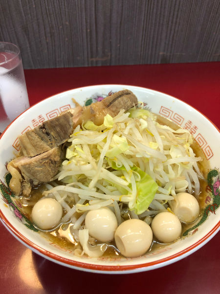 「小ラーメン+うずら味玉」@ジラフの写真