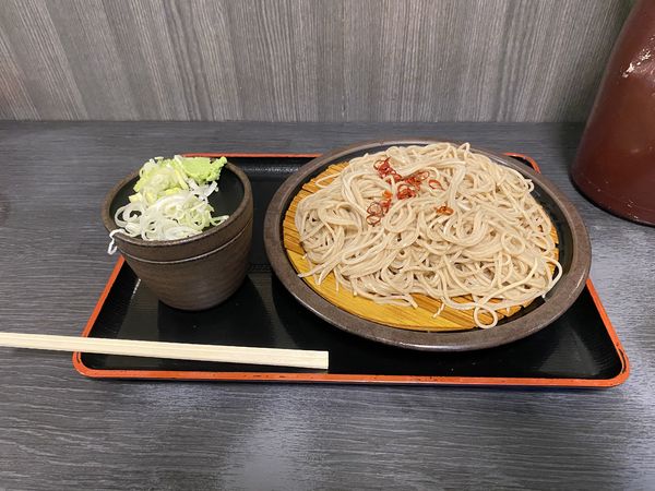 「もりそば340円+大盛サービス券」@ゆで太郎 大島店の写真