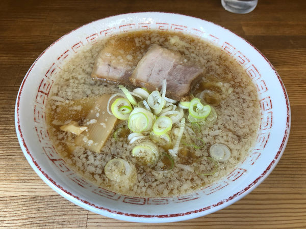 「蔵出ししょうゆ(背脂)」@喜多方食堂 浅草本店の写真