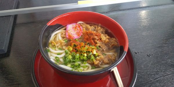 「肉うどん」@角打鍋島の写真