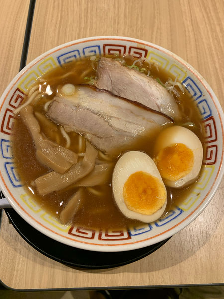 「あっこく麺TP半熟玉子」@長尾中華そば 名古屋驛麺通り店の写真