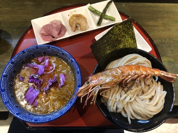 「濃厚海老つけ麺」@麺屋 食べいろの写真