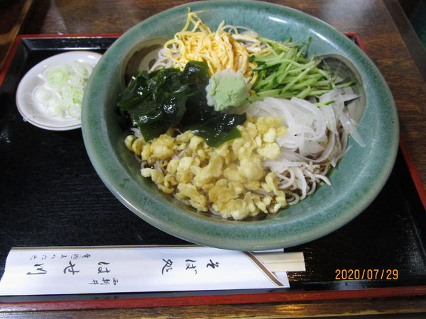 「冷やしタヌキ蕎麦 800円」@蕎麦処 はせ川 西新井大師 本店の写真