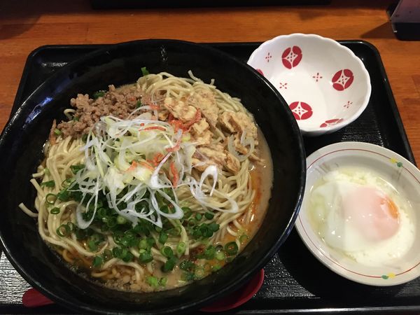 「広島流汁無し坦々麺(大盛)」@広島流つけ麺 からまるの写真