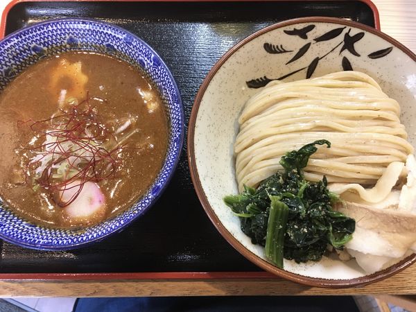 「【夏季限定】鶴嶺峰旨辛つけ麺」@らー麺土俵 鶴嶺峰の写真