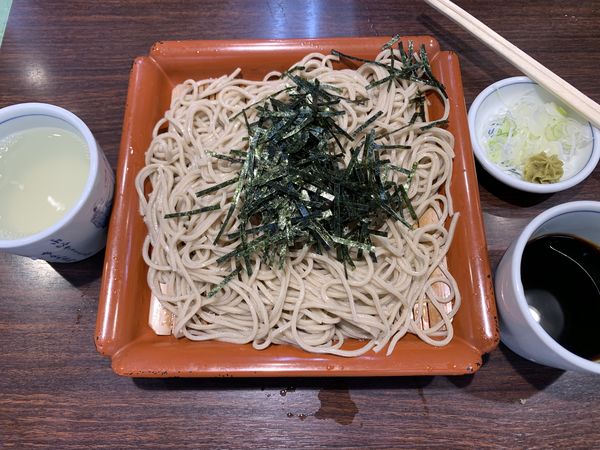 「ざるそば 720円」@永坂更科 布屋太兵衛 新宿地下鉄ビル店の写真