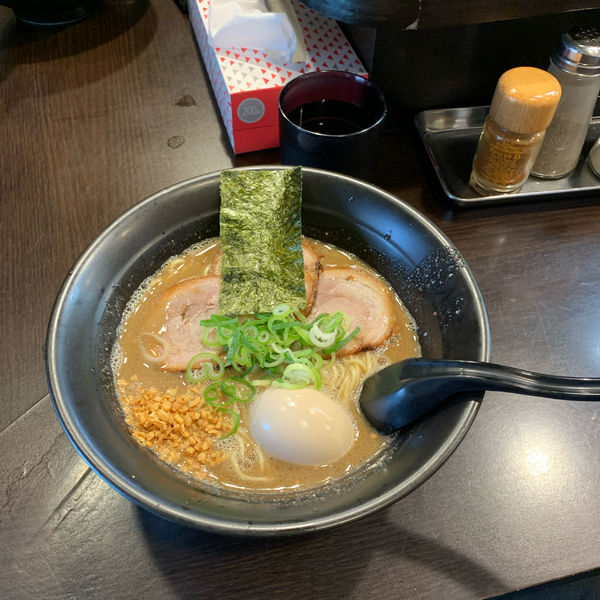 「味玉ラーメン＋替玉」@ラーメンくれはの写真