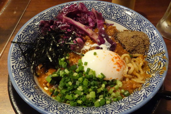 「カレー混ぜそば」@つもくりカレーの写真