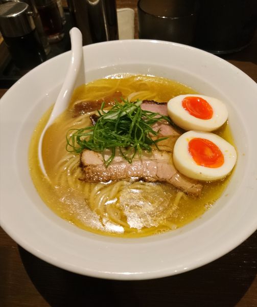 「限定 鯛煮干しと牡蠣そば」@麺処 青野の写真