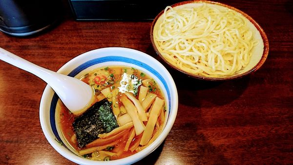 「つけめん(大)+メンマ」@東池袋大勝軒 みしまの写真