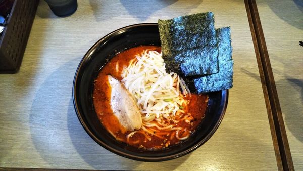 「とうがらしらーめん　激辛　大盛り」@品の一の写真