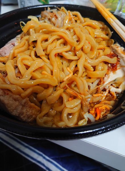 「まぜそば 大」@ジャンプの写真