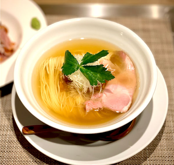 「塩そば　肉丼セット」@成城青果の写真