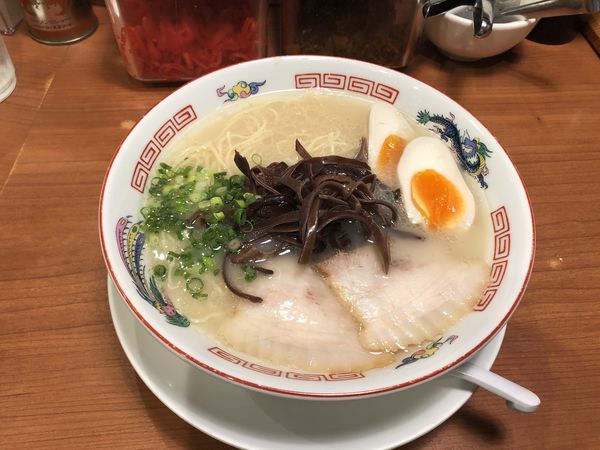 「らーめん＋味玉」@らーめん 山笠ノ龍の写真