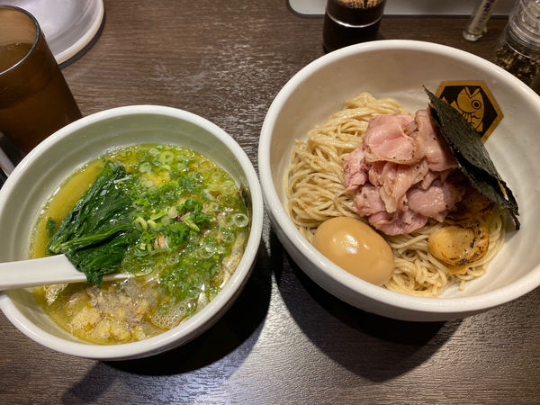「ホタテつけ麺」@真鯛らーめん 麺魚 神保町店の写真