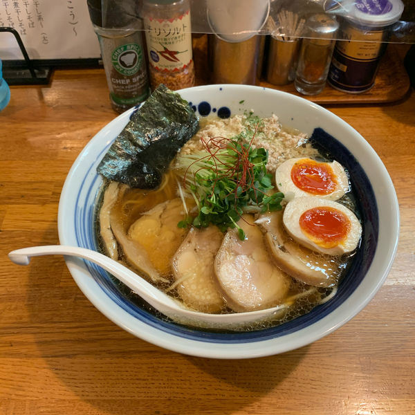 「醤油とりそば＋特製」@麺屋 鶏口の写真