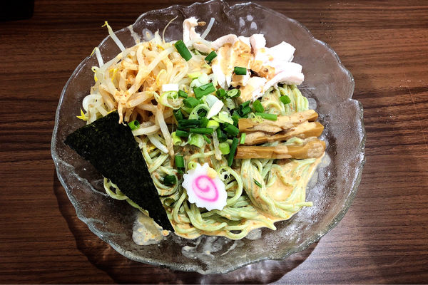 「【夏季限定】冷やし担々麺＋ピリ辛ネギ丼セット」@谷島屋の写真