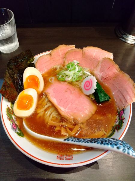 「チャーシュー醤油+生姜めし」@中華麺きなりの写真