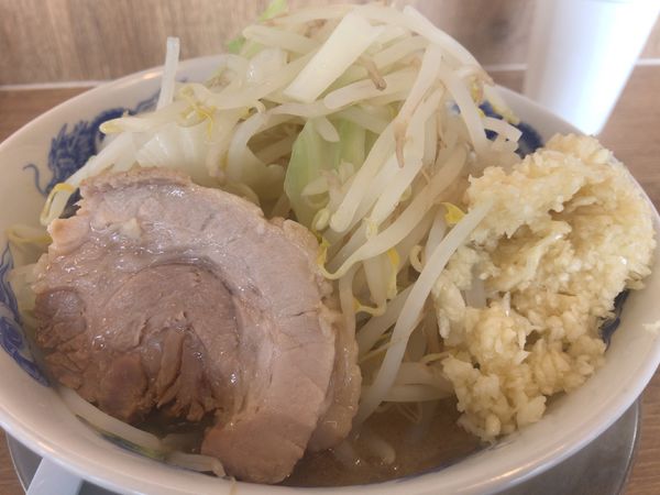 「ラーメンヤサイマシニンニクダブル680円」@ジャンクガレッジ 越生店の写真
