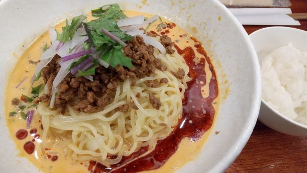 「冷やし担々麺（限定、1180円）」@SHIBIRE NOODLES 蝋燭屋の写真