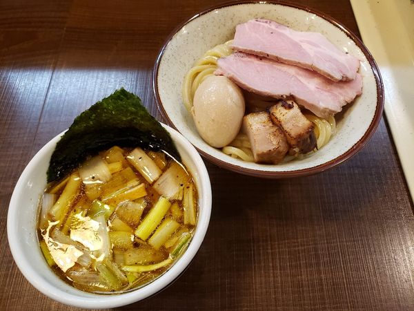 「特製つけ麺（小」@自家製麺 じゃじゃ。の写真