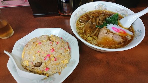 「ラーメン＋チャーハン」@一寸亭の写真