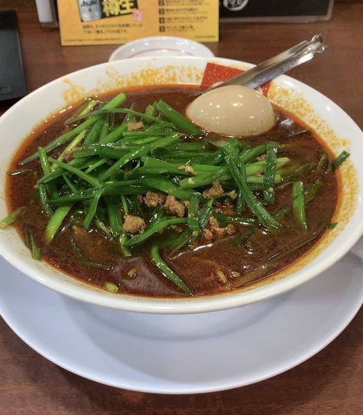 「タイワンラーメン 味玉」@ラーメンばんだいの写真