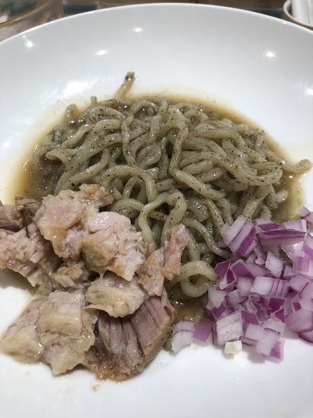 「にぼにぼちーの＋肉にぼにぼなーら＋しおにぼ」@煮干し Noodles Nibo Nibo Cinoの写真