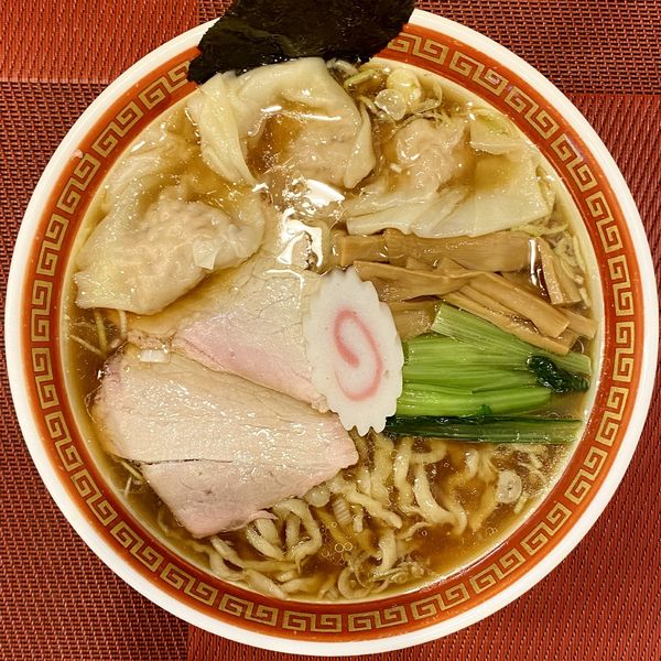 「ワンタン麺 ¥930円（麺大盛＋100円）」@麺創庵 砂田の写真