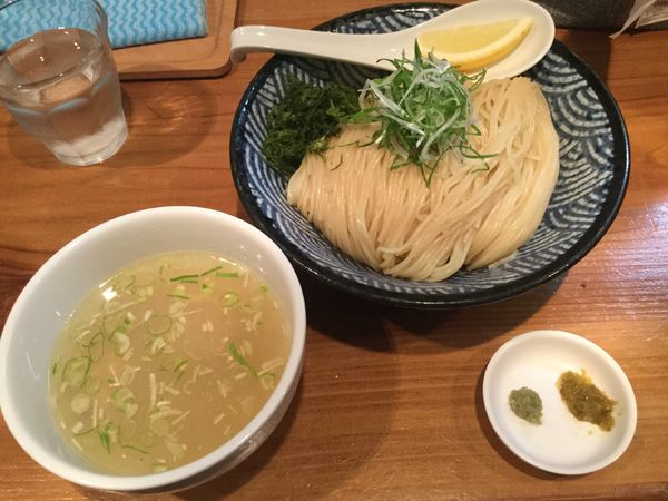 「【限定】九十九里浜産ハマグリの塩つけSOBA(¥900)」@麺処 源玄の写真