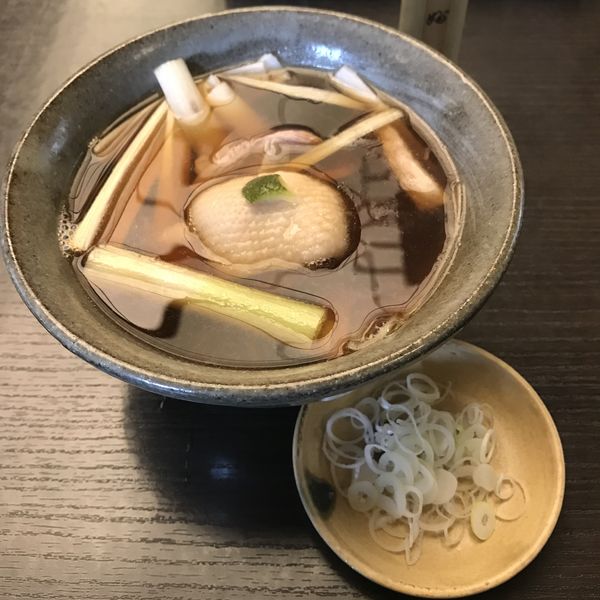 「鴨南蛮そば（￥1,750）※」@かんだやぶそばの写真